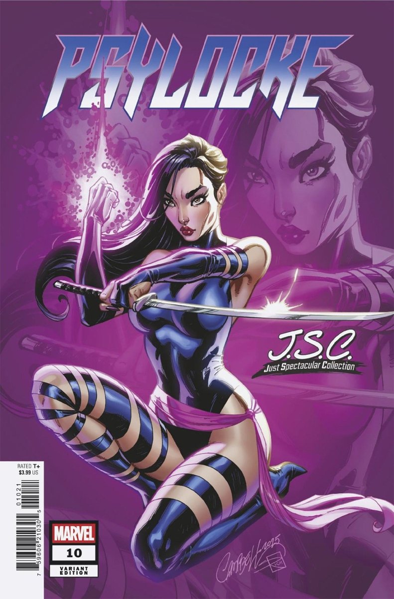 Psylocke 10 J. Scott Campbell Just Spectacular Collection Variant - Walt's Comic Shop