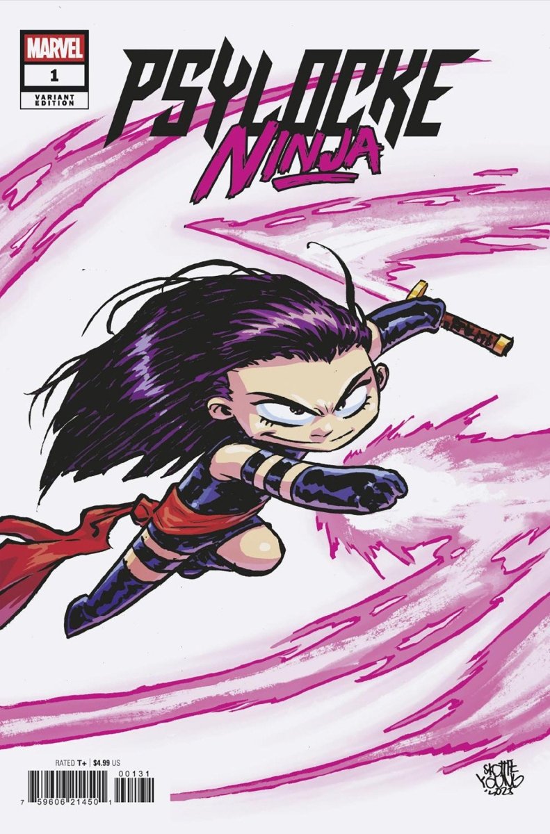 Psylocke: Ninja 1 Skottie Young Variant - Walt's Comic Shop