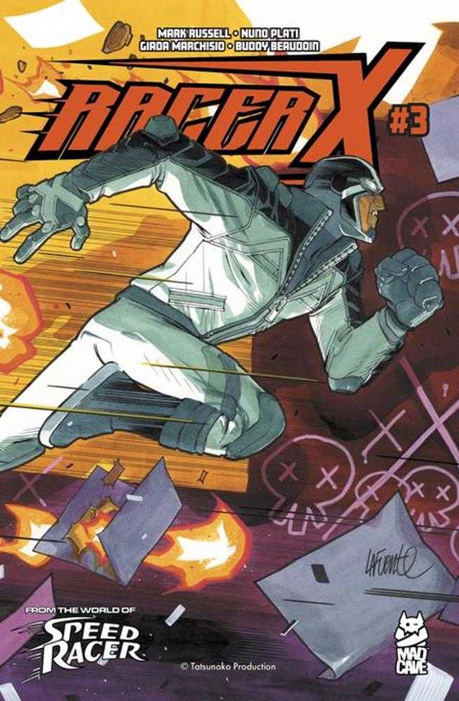 Racer X 3 (Of 8) Cover B Dave Lafuente Variant - Walt's Comic Shop