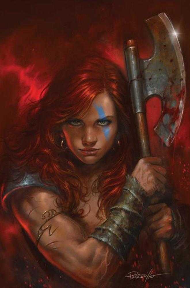 Red Sonja She Devil With A Sword 2 Cover K Lucio Parrillo Full Art 1:15 Ratio Variant - Walt's Comic Shop