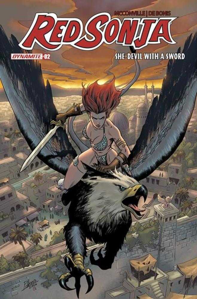 Red Sonja She Devil With A Sword 2 Cover P Pablo De Bonis Absolute Homage Variant - Walt's Comic Shop