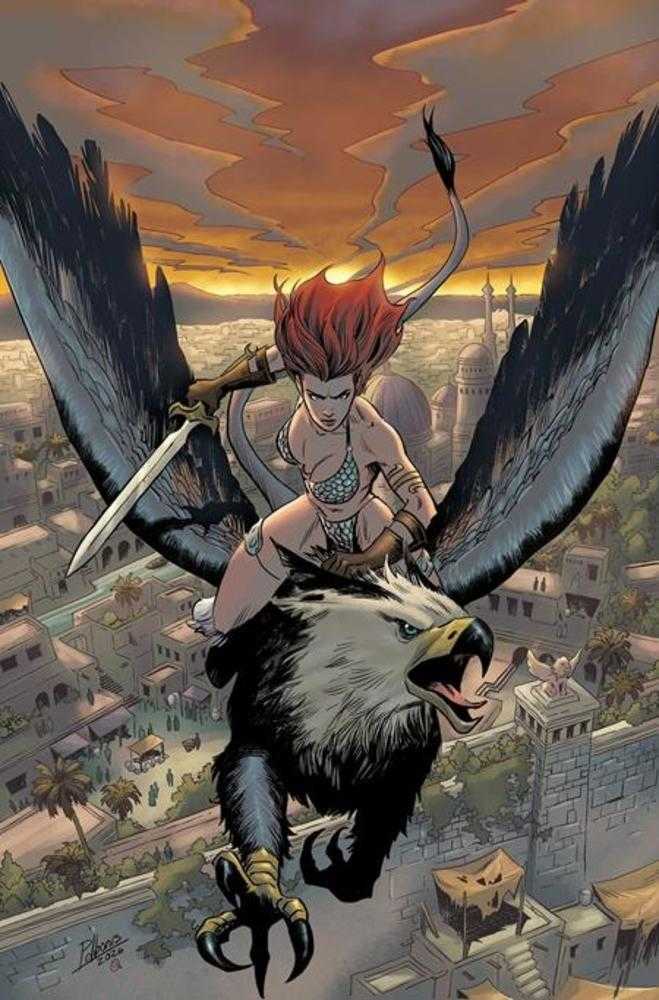 Red Sonja She Devil With A Sword 2 Cover S Pablo De Bonis Absolute Homage Full Art 1:7 Ratio Variant - Walt's Comic Shop