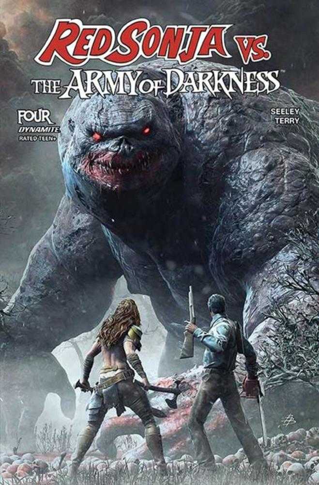 Red Sonja vs Aod 4 Cover A Bjorn Barends - Walt's Comic Shop