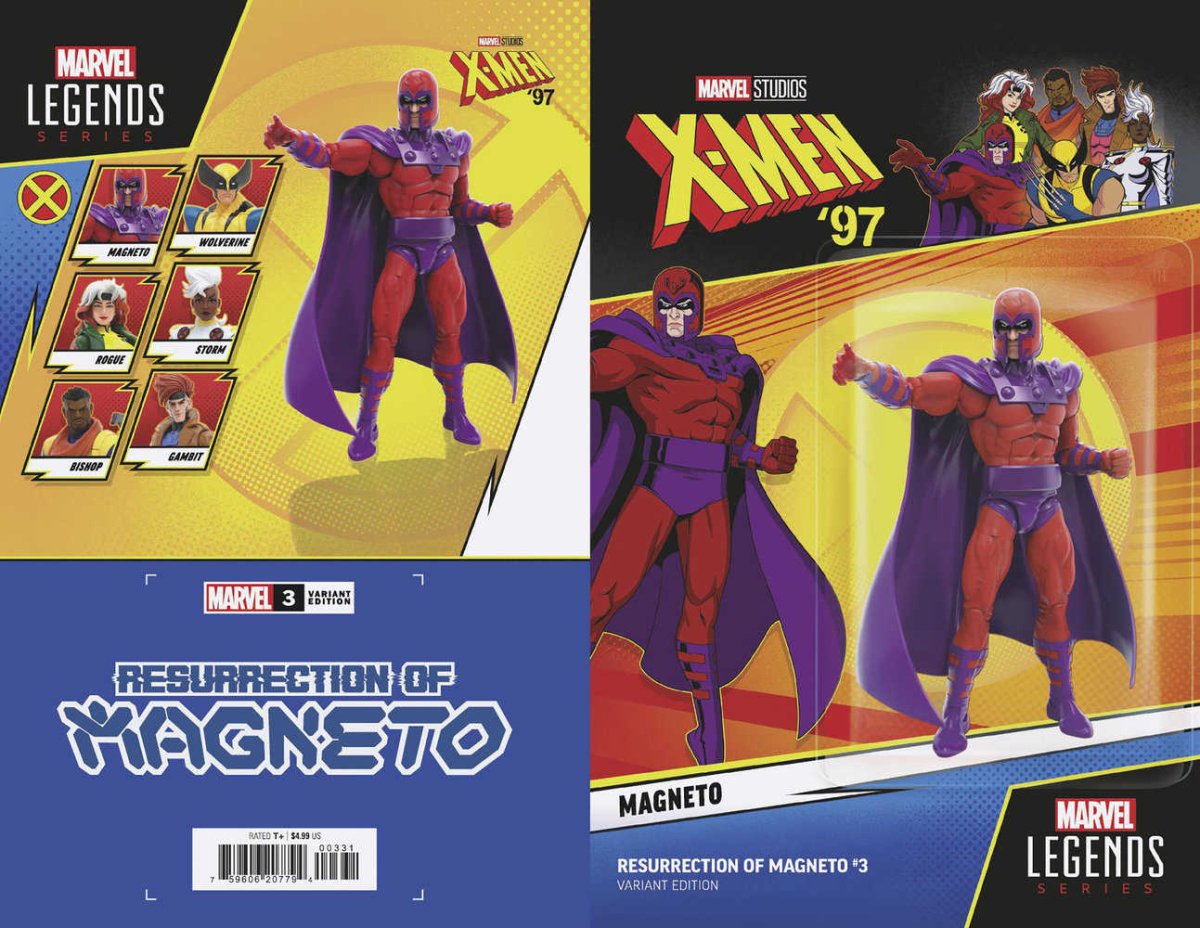 Resurrection Of Magneto #3 X-Men 97 Magneto Action Figure Variant [Fhx] - Walt's Comic Shop