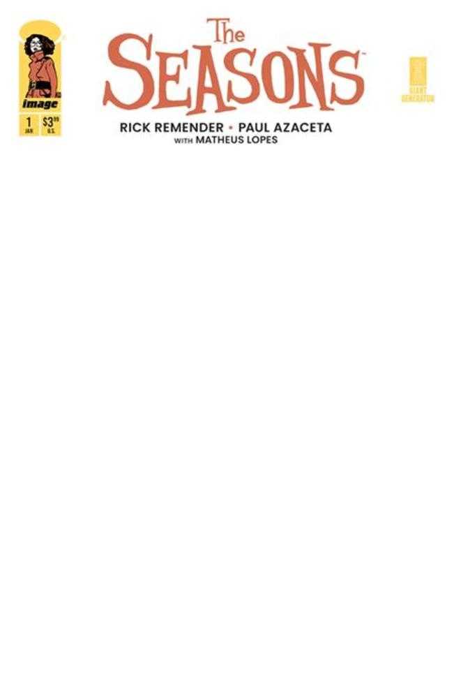 Seasons #1 Cover F Blank Sketch Variant *one per customer* - Walt's Comic Shop