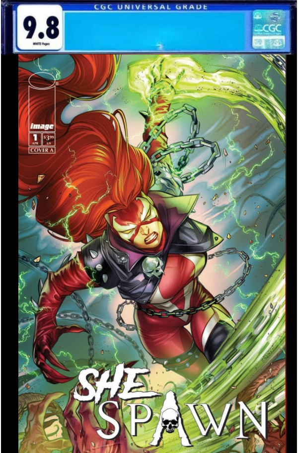 She Spawn 1 Cover A Ig Guara CGC 9.8 *PRE - ORDER* - Walt's Comic Shop