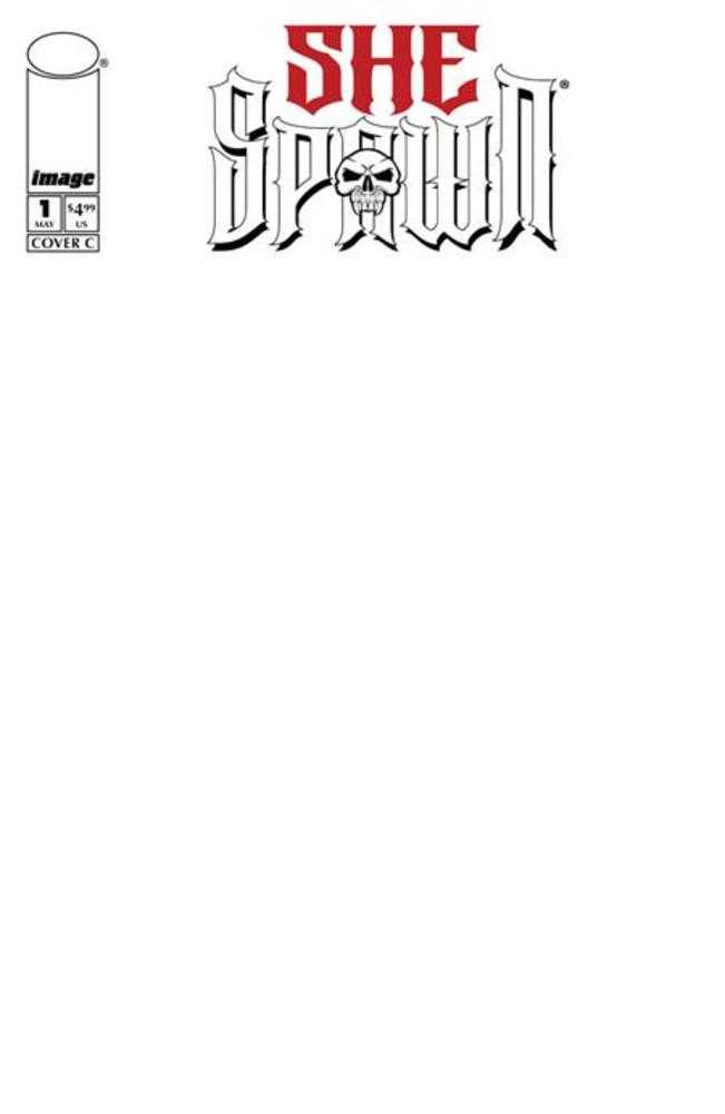 She Spawn 1 (Of 5) Cover C Blank Sketch Variant - Walt's Comic Shop