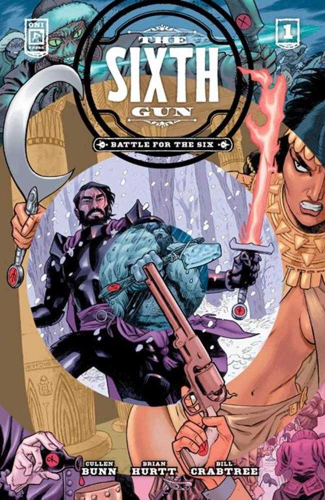 Sixth Gun Battle For The Six 1 (Of 3) Cover A Brian Hurtt - Walt's Comic Shop