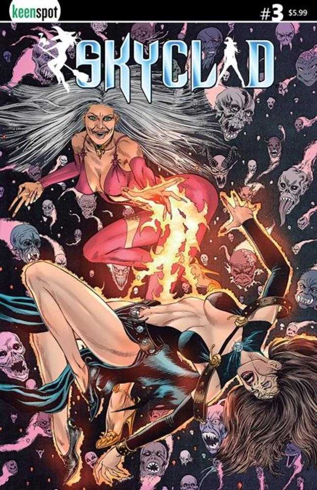 Skyclad 3 Cover A Michal Dutkiewicz Ya Burnt! (Mature) - Walt's Comic Shop