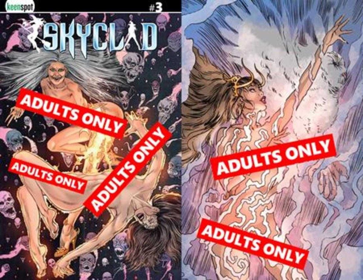 Skyclad 3 Cover C Michal Dutkiewicz Adults Only Flip Variant (Mature) - Walt's Comic Shop