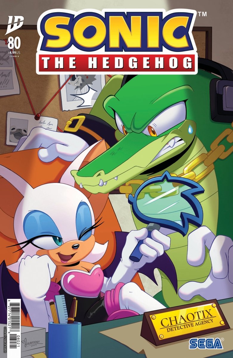 Sonic The Hedgehog 80 Variant B (Kareh) - Walt's Comic Shop