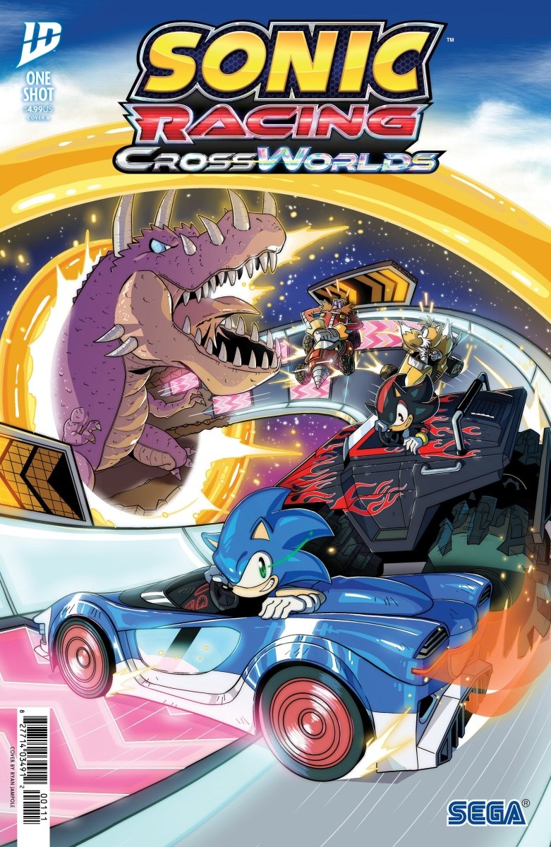 Sonic The Hedgehog: Sonic Racing Cross Worlds Cover A (Jampole) - Walt's Comic Shop