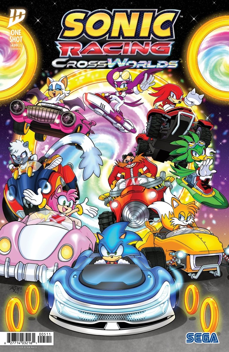 Sonic The Hedgehog: Sonic Racing Cross Worlds Variant B (Mack) - Walt's Comic Shop