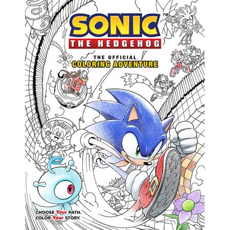 Sonic The Hedgehog TP The Official Coloring Adventure *PRE - ORDER* - Walt's Comic Shop