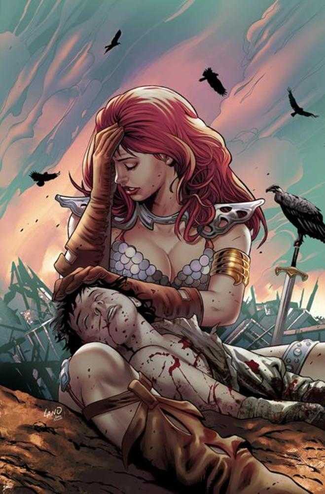 Sonja Reborn 4 Cover G Greg Land Full Art 1:10 Ratio Variant - Walt's Comic Shop