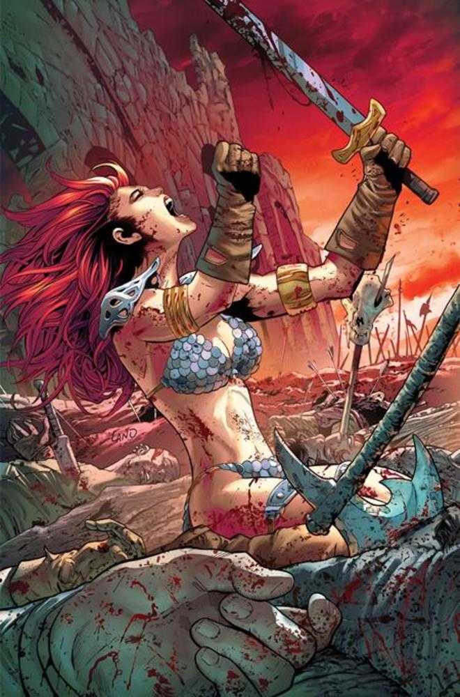 Sonja Reborn 5 Cover G Greg Land Full Art 1:10 Ratio Variant - Walt's Comic Shop