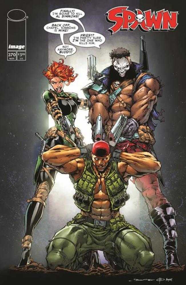 Spawn #370 Cover C Brett Booth Youngblood Team Up Variant - Walt's