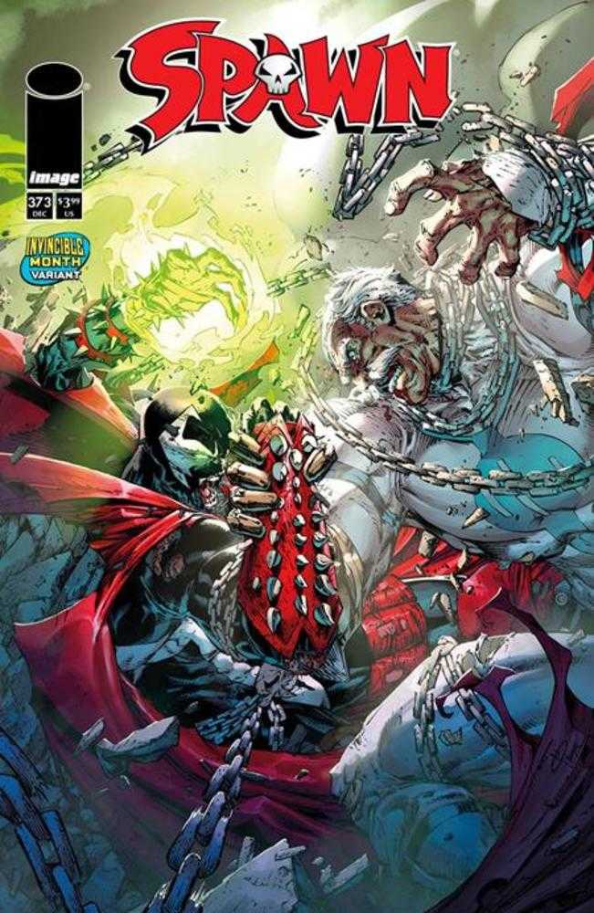 Spawn 373 Cover C Brett Booth Invincible Team Up Variant - Walt's Comic Shop