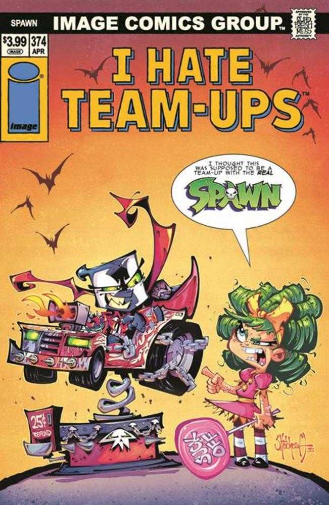 Spawn 374 Cover C Rob Duenas I Hate Fairyland Team Up Variant - Walt's Comic Shop