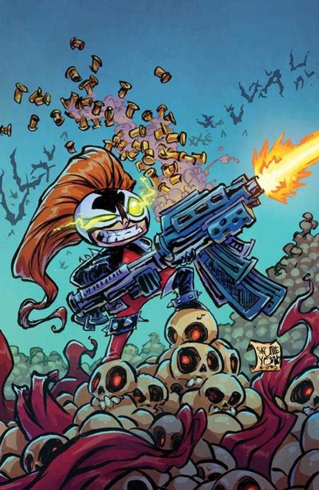 Spawn Scorched 50 Cover C Skottie Young Connecting Variant - Walt's Comic Shop