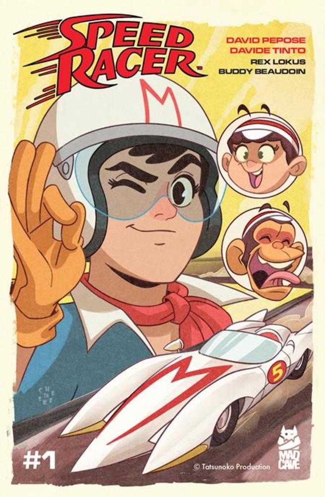 Speed Racer 1 Cover B Sean Galloway Retro Manga Variant - Walt's Comic Shop