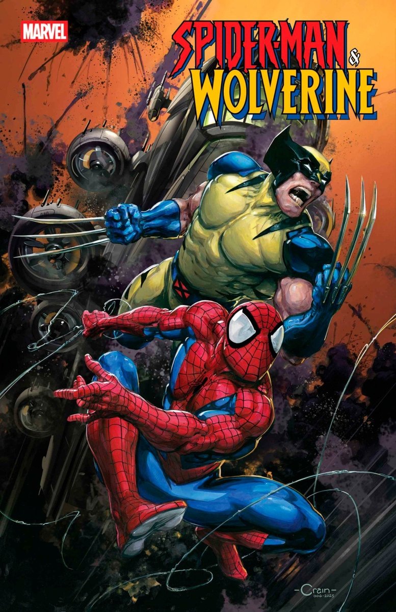 Spider - Man & Wolverine 1 Clayton Crain Variant - Walt's Comic Shop
