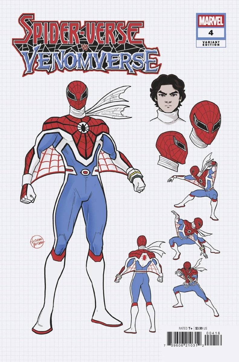 Spider Verse vs. Venomverse 4 Luciano Vecchio Design 1:10 Ratio Variant - Walt's Comic Shop