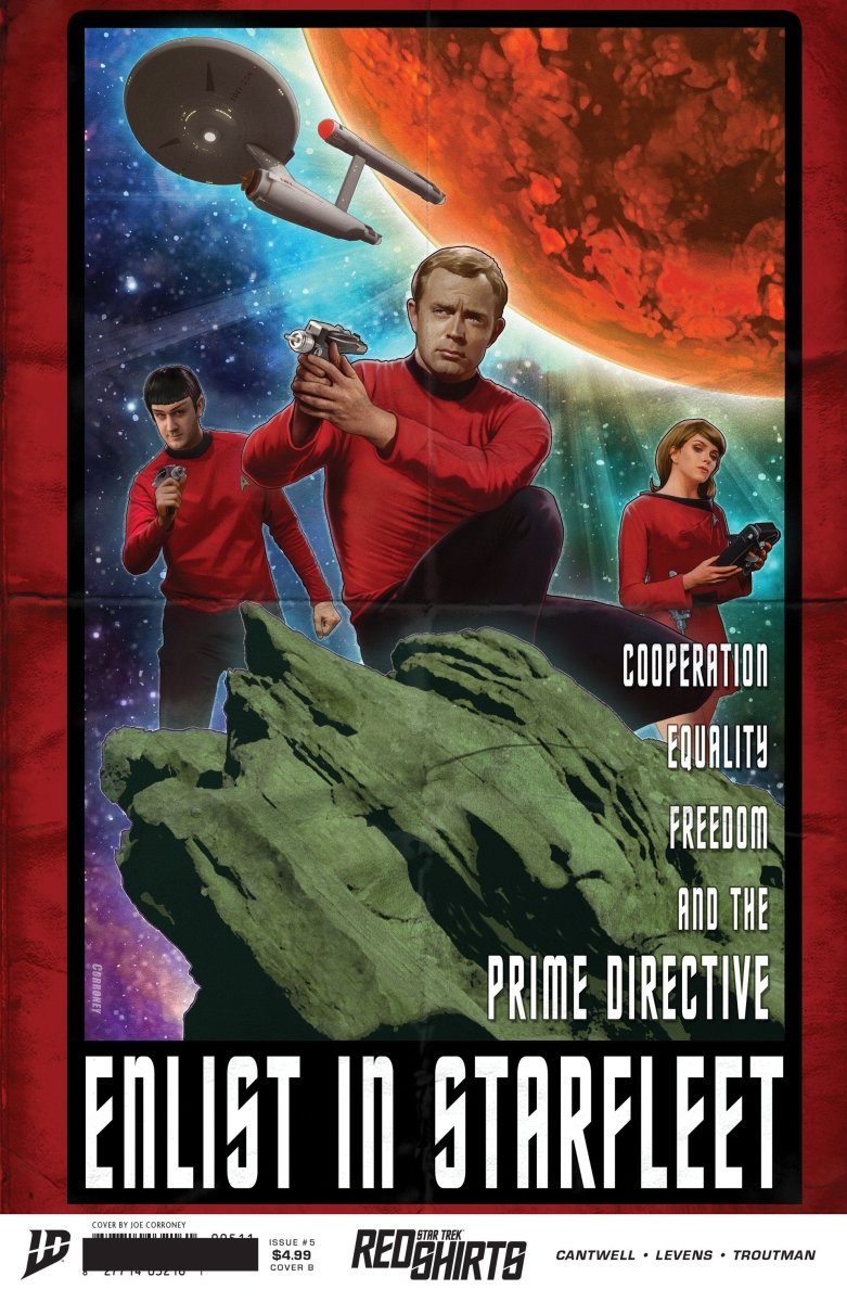 Star Trek: Red Shirts 5 Variant B (Corroney Federation Recruitment) - Walt's Comic Shop