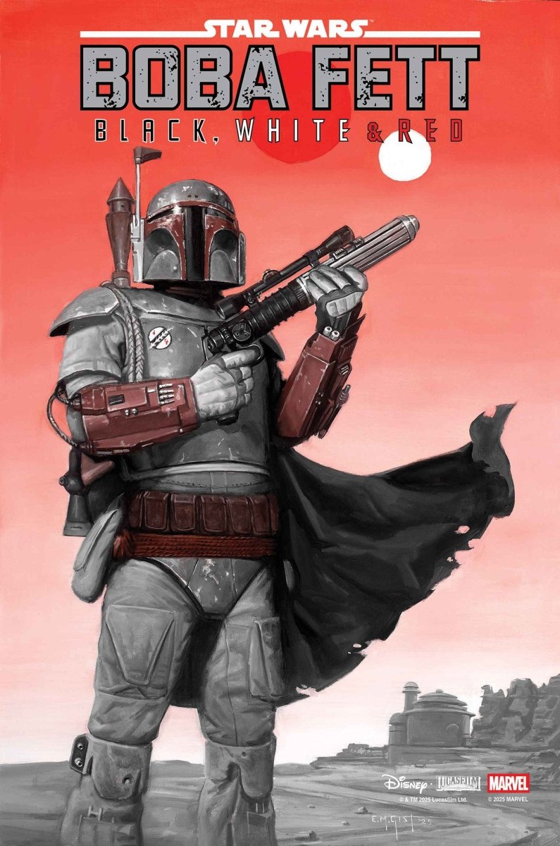 Star Wars: Boba Fett Black, White & Red 3 - Walt's Comic Shop