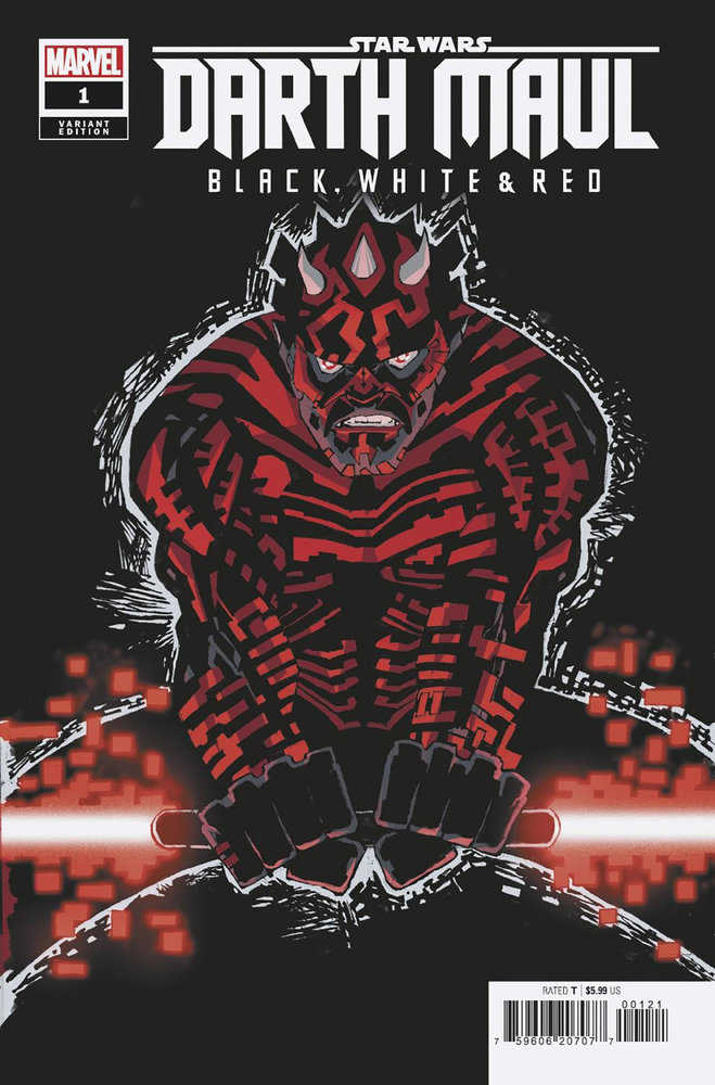 Star Wars: Darth Maul - Black, White & Red #1 Frank Miller Variant - Walt's Comic Shop