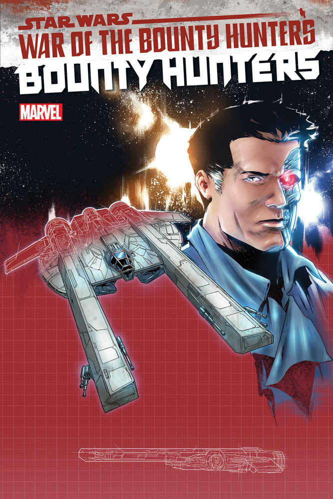 Star Wars War Bounty Hunters Boushh #1 Blueprint Variant - Walt's Comic Shop