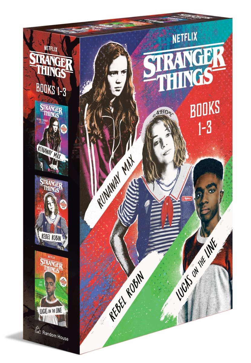 Stranger Things Boxed Set, Books 1 - 3: Runaway Max, Rebel Robin, And Lucas On The Line (Novels) *PRE - ORDER* - Walt's Comic Shop
