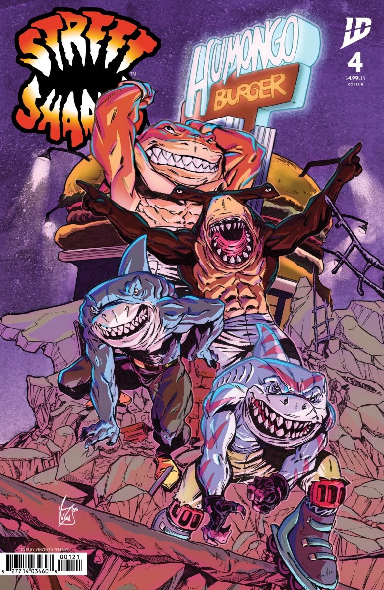 Street Sharks 4 Variant B (Federici) - Walt's Comic Shop