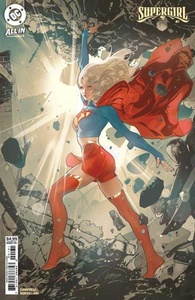 Supergirl #1 Cover C Pablo Villalobos Card Stock Variant - Walt's Comic Shop