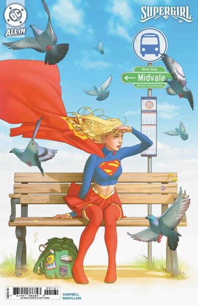 Supergirl #1 Cover H W Scott Forbes Card Stock 1:50 Ratio Variant - Walt's Comic Shop
