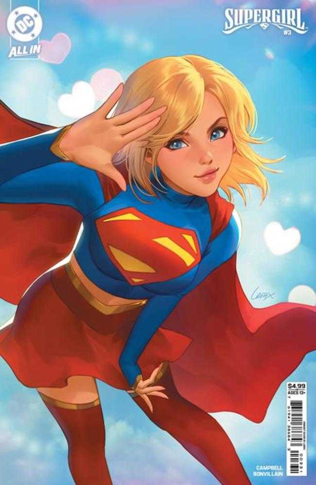 Supergirl 3 Cover C Lesley Leirix Li Card Stock Variant - Walt's Comic Shop