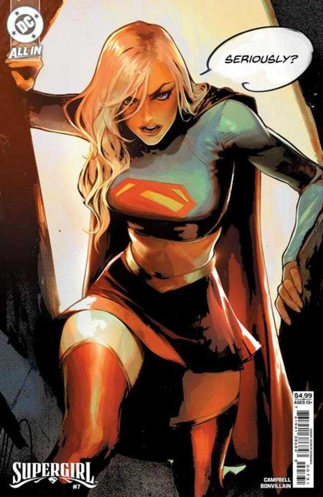 Supergirl 7 Cover B Sozomaika Card Stock Variant - Walt's Comic Shop