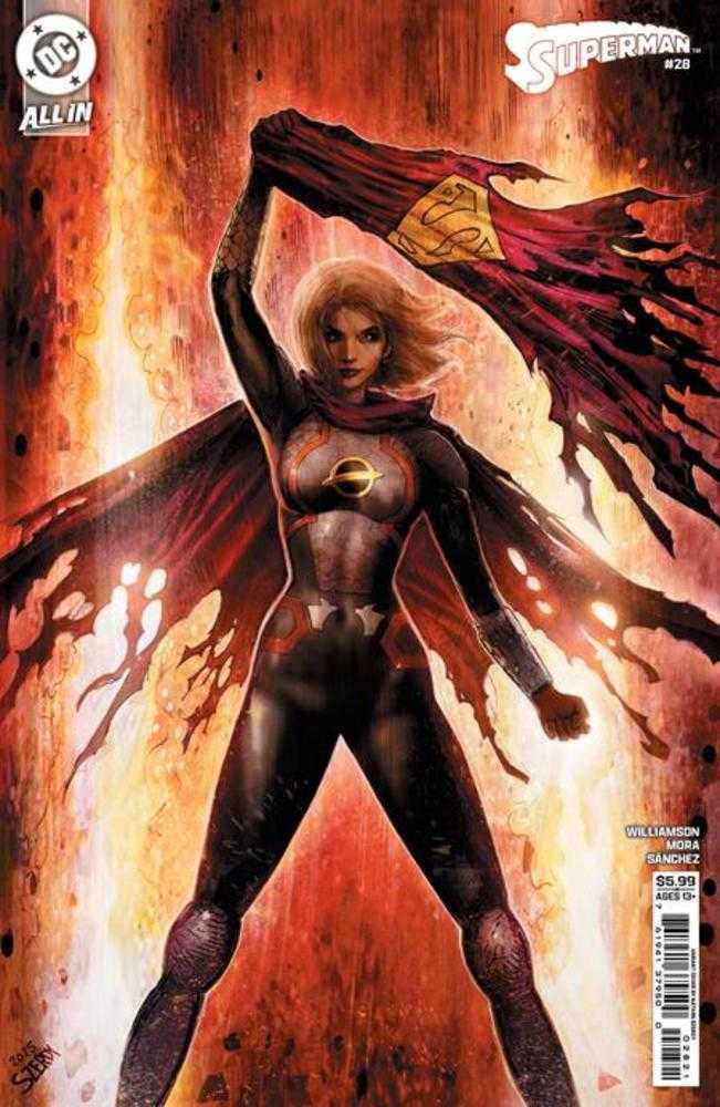 Superman 28 Cover B Nathan Szerdy Card Stock Variant - Walt's Comic Shop