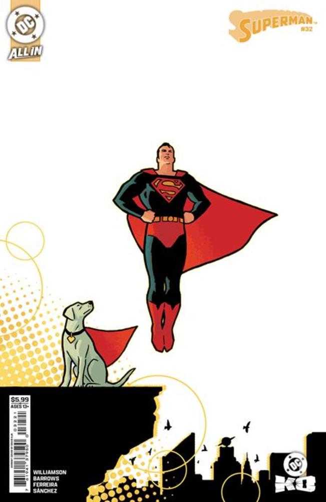 Superman 32 Cover B David Aja Card Stock Variant (DC K.O.) - Walt's Comic Shop