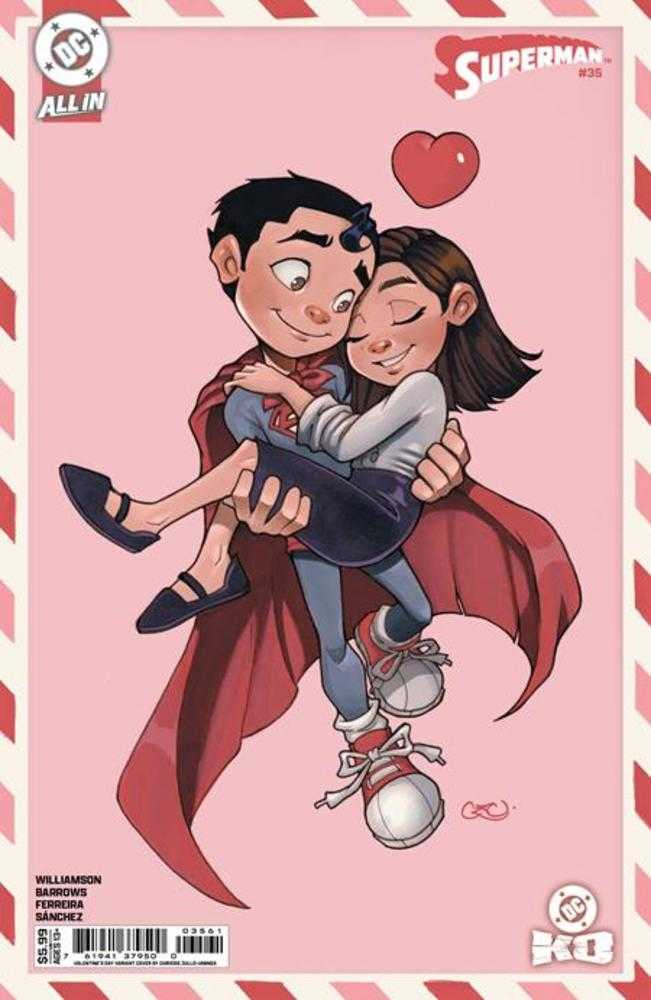 Superman 35 Cover F Chrissie Zullo Valentines Day Card Stock Variant (DC K.O.) - Walt's Comic Shop