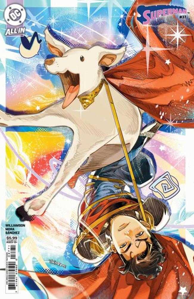 Superman 37 Cover F Tokitokoro April Drools Card Stock Variant (The Reign Of The Superboys) - Walt's Comic Shop