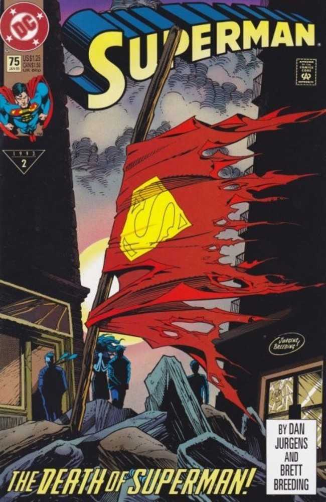 Superman 75 Facsimile Edition Cover B Dan Jurgens Foil Variant - Walt's Comic Shop