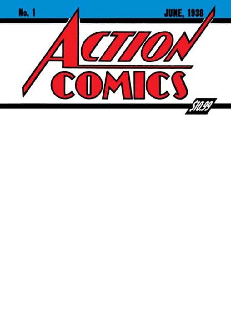 Superman Day 2025 - Action Comics #1 Golden Age Sized Facsimile Edition Cover D Blank Variant - Walt's Comic Shop
