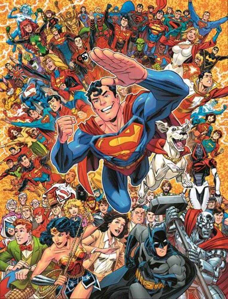 Superman Treasury 2025 Hero For All 1 (One Shot) Cover C Scott Koblish Wraparound Variant *huge treasury oversize format* - Walt's Comic Shop