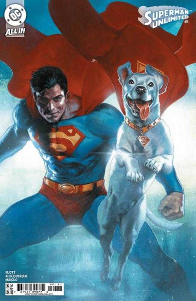 Superman Unlimited 1 Cover C Gabriele Dell Otto Card Stock Variant - Walt's Comic Shop