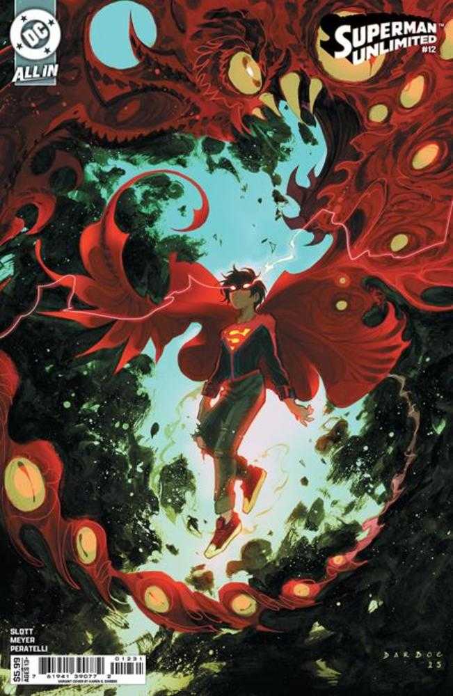 Superman Unlimited 12 Cover C Karen S Darboe Card Stock Variant (The Reign Of The Superboys) - Walt's Comic Shop