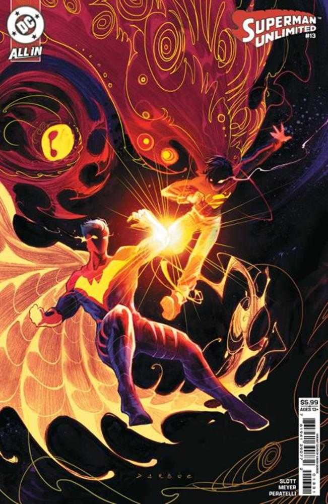 Superman Unlimited 13 Cover C Karen S Darboe Card Stock Variant (The Reign Of The Superboys) - Walt's Comic Shop