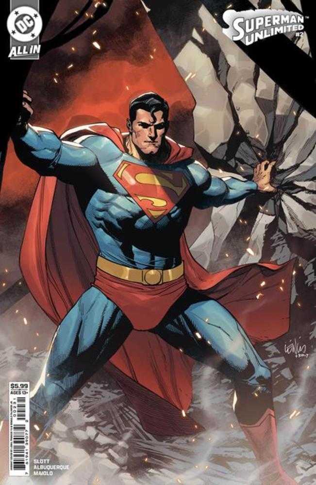 Superman Unlimited 2 Cover B Leinil Francis Yu Card Stock Variant - Walt's Comic Shop