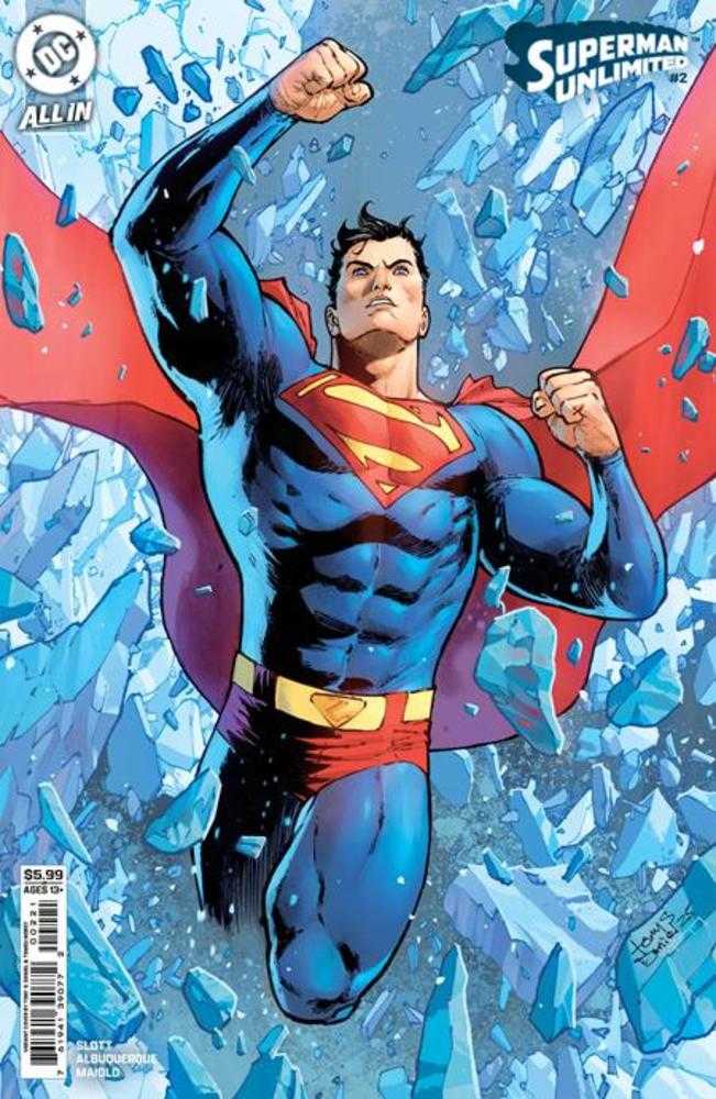 Superman Unlimited 2 Cover C Tony S Daniel Card Stock Variant - Walt's Comic Shop