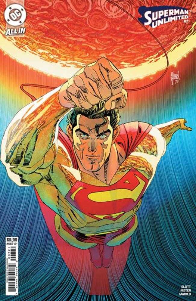 Superman Unlimited 7 Cover B Guillem March Card Stock Variant - Walt's Comic Shop
